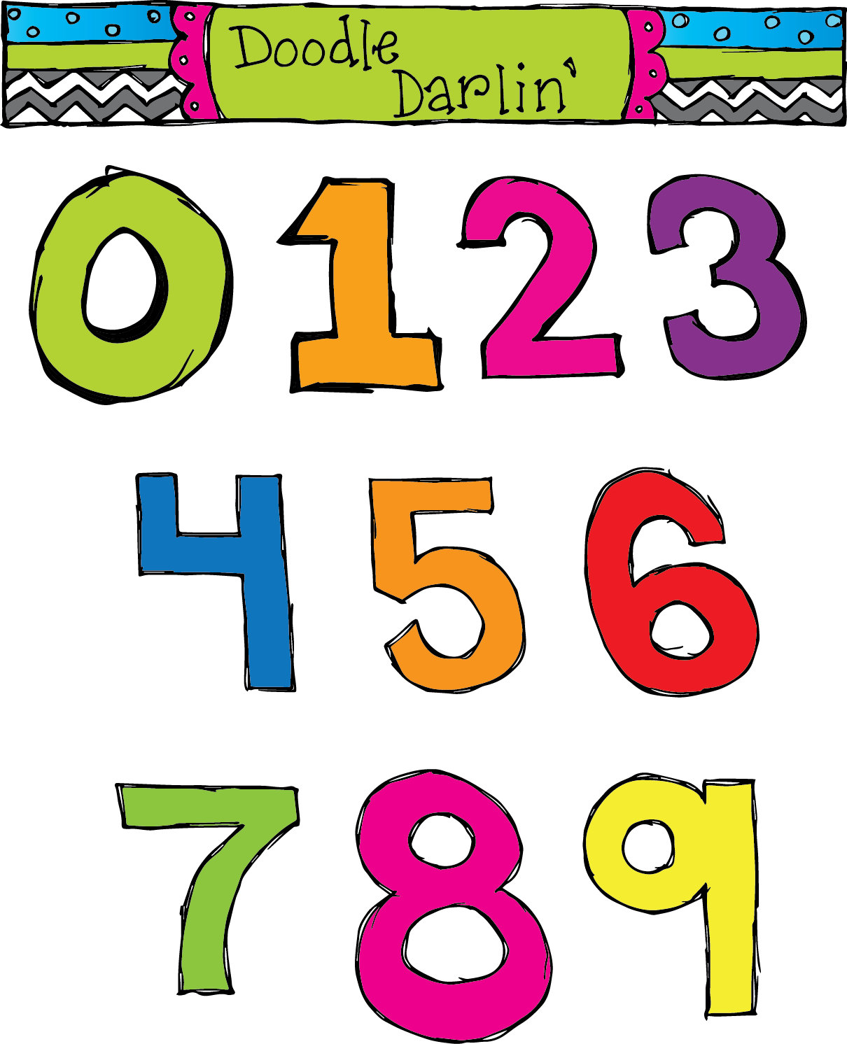 Numbers Clipart 0.