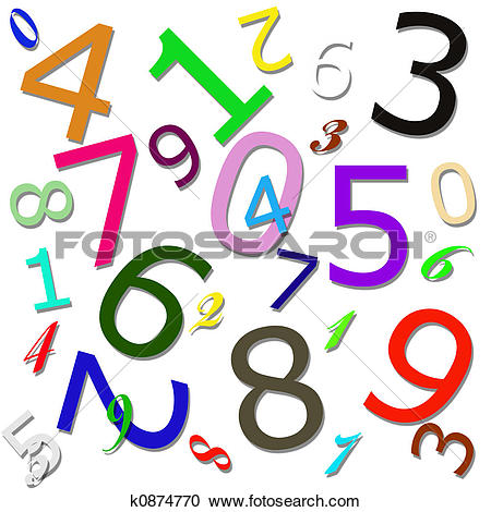 Stock Illustrations of Numeric Pattern k0874770.