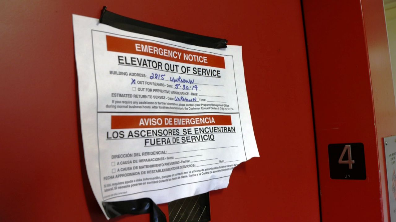 NY1 Investigation Finds Elevator Outages Plague NYCHA.