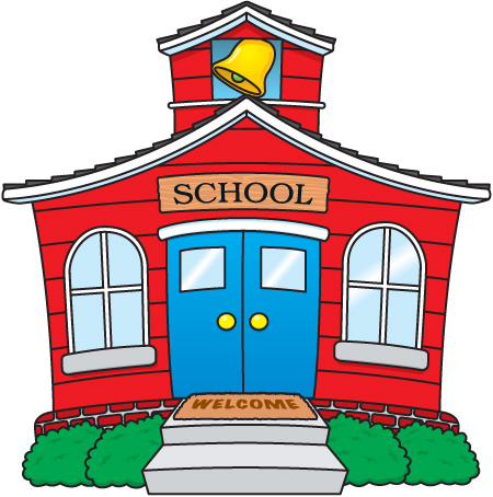 Small School House Clipart.