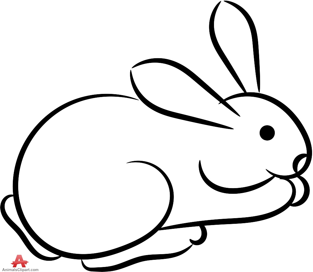 Small Animal Clipart Black And White.