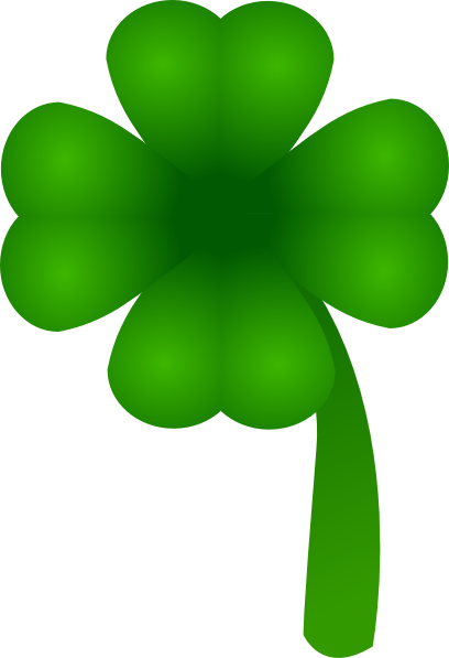 Four Leaf Clover Clip Art at Clker.com.