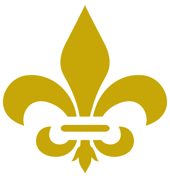 Yellow Fleur De Lis Clip Art at Clker.com.