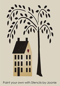 Weeping Willow Tree Wall Decal.