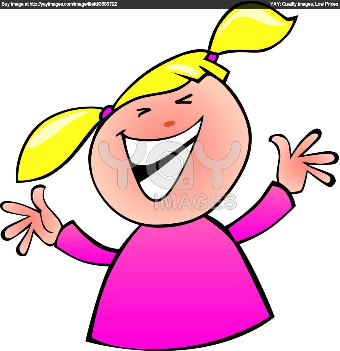 Smiling Girl Clipart.