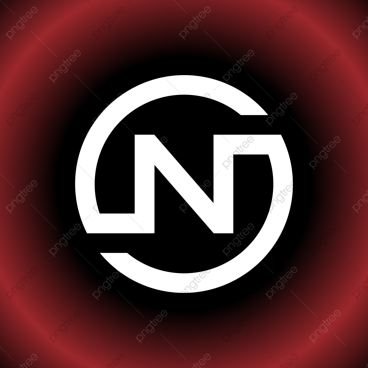 Circular Letter N On Sn Vector Logo Design, Icon, Arrow.