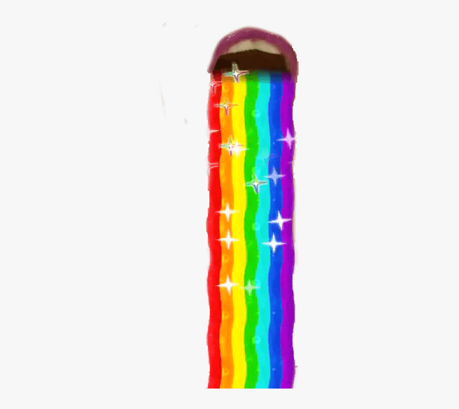 Snapchat Filter Long Rainbow Tongue.