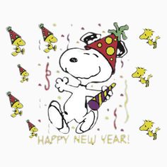 41 Best Snoopy New Year images.