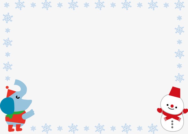 Snowman border clipart free 1 » Clipart Portal.