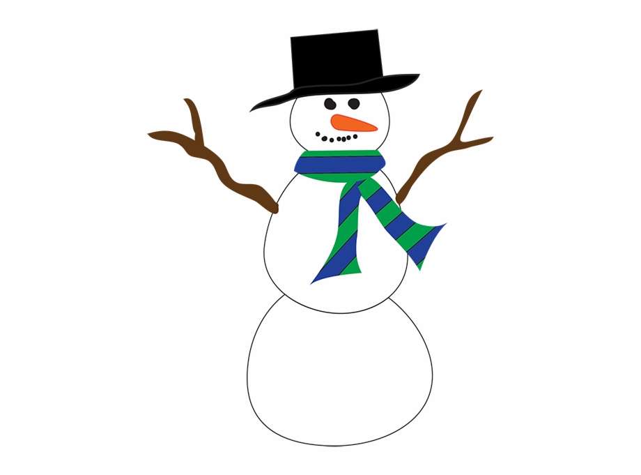 Snowman Clipart Cartoon.