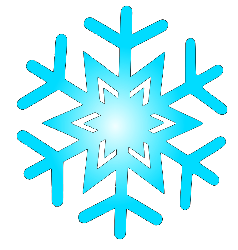 Free Clipart: Snow flake 8.