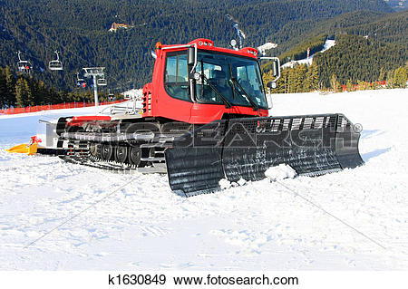 Stock Photograph of Snow groomer 2 k1630849.