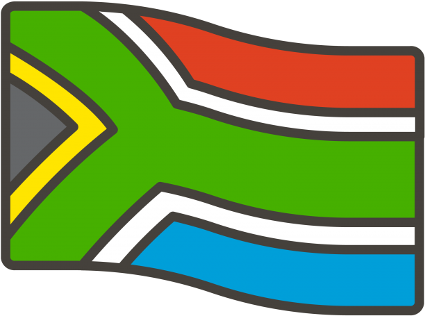 South Africa Flag Emoji.