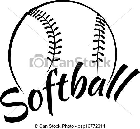 Free Softball Clipart.