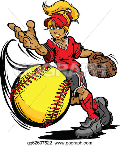 Softball Clip Art.