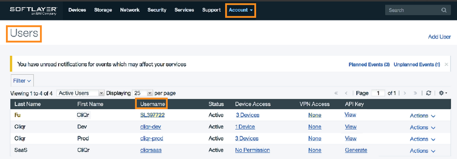 Configure a SoftLayer Cloud.