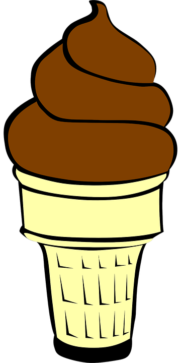 Ice, Cream, Cone.