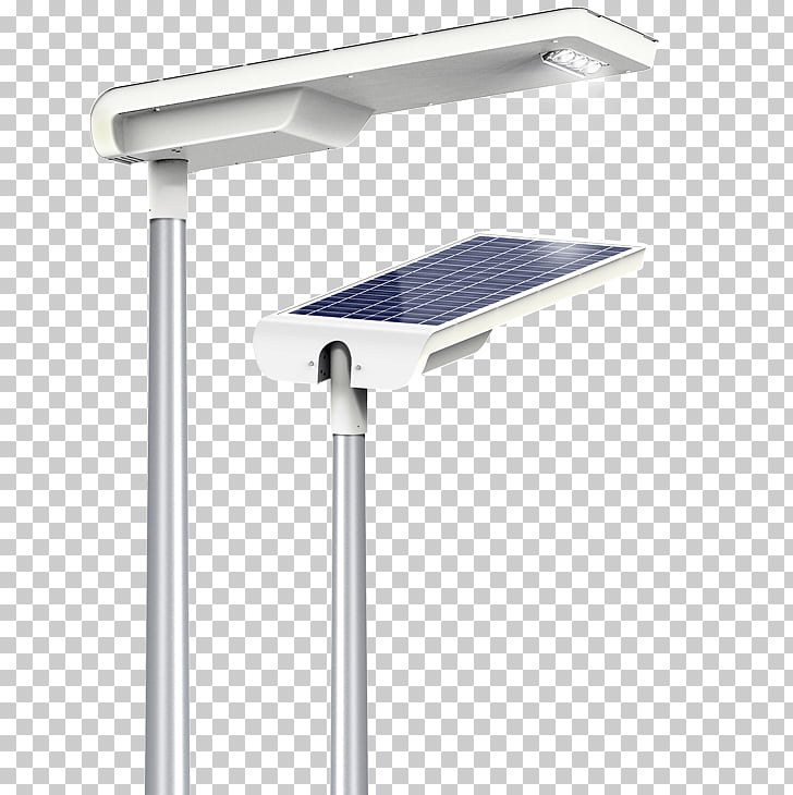 Solar street light Solar energy Light fixture, light PNG.