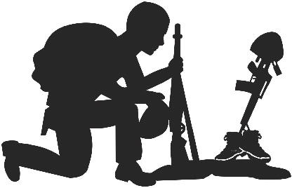 Free Soldier Praying Silhouette, Download Free Clip Art.