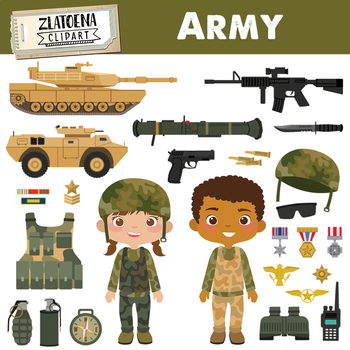 Army Clipart Military vector graphics Patriot Digital Clip Art Soldier  clipart.