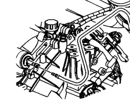 Saturn Ion Hydraulic Clutch Line disconnect.