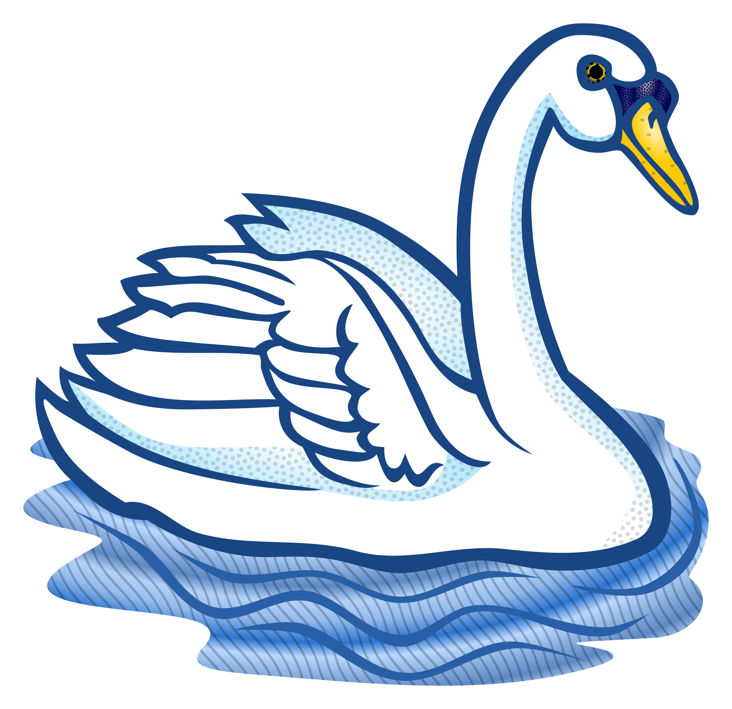 Swan clipart free.