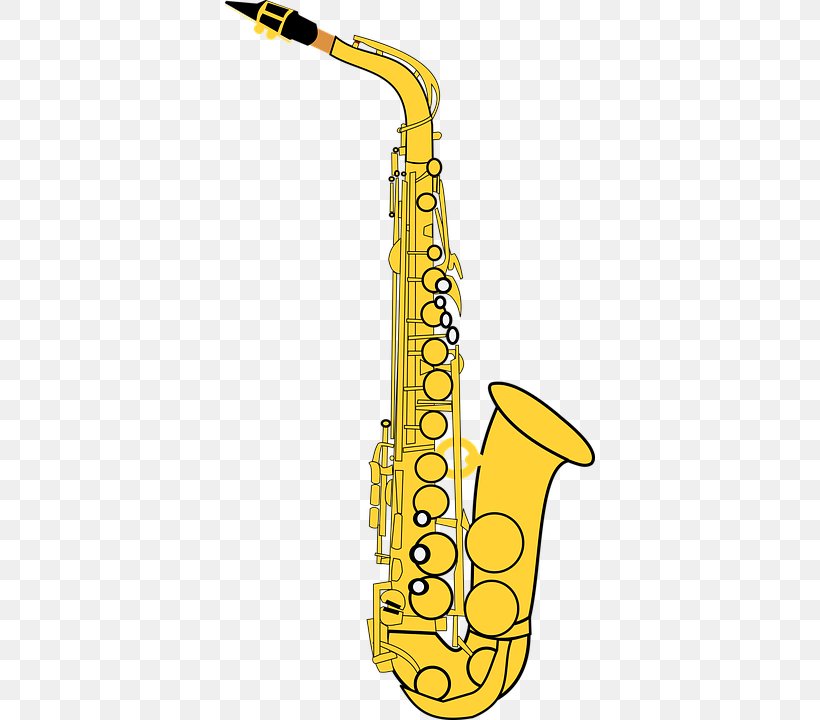 Alto Saxophone Vector Graphics Clip Art Musical Instruments.