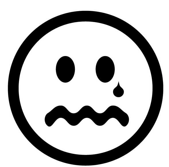 Sad faces clip art hostted.