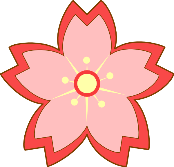 Sakura Blossom Clip Art at Clker.com.