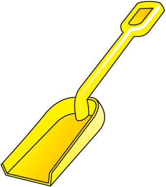 Beach Shovel Clipart.