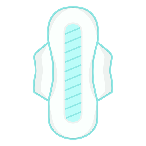 Sanitary napkin icon.