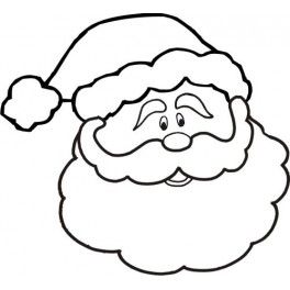 Santa Claus Clipart Black And White.