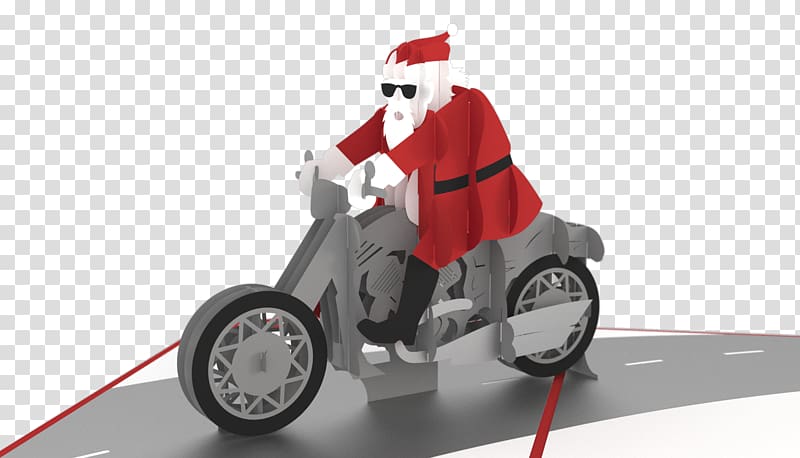 Santa Claus Motor vehicle Motorcycle Harley.