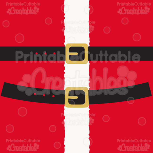 Santa\'s Belt SVG File & Clipart.