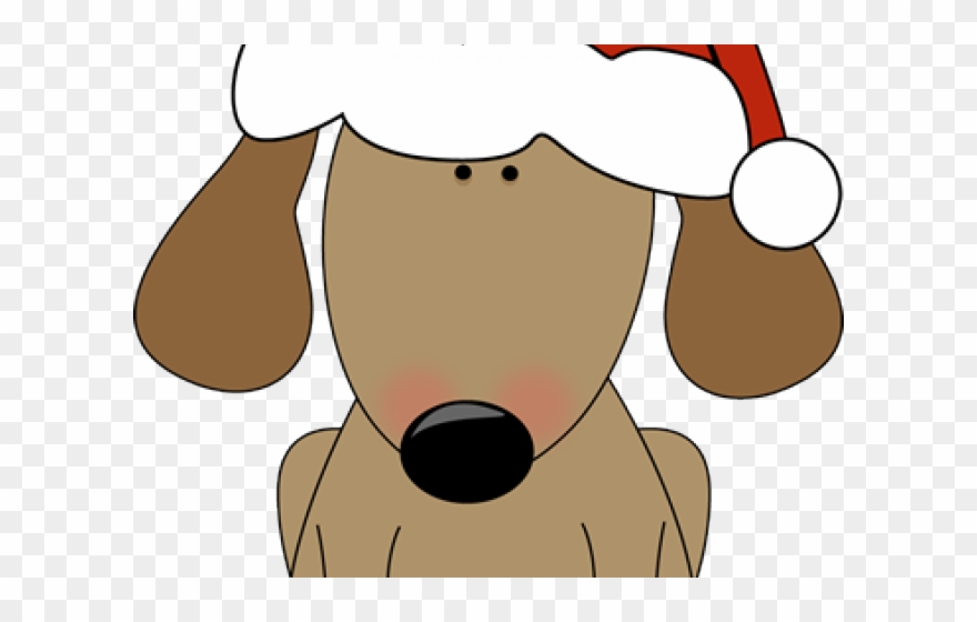 Santa Clipart Dog.