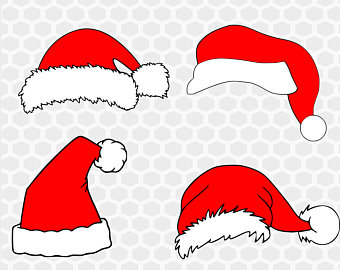 3004 Santa Hat free clipart.