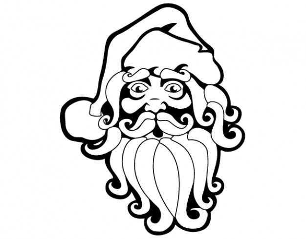 Free santa claus vector clip art Vector.