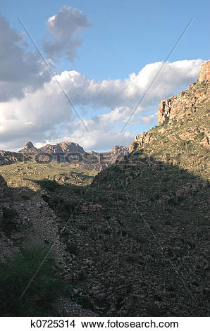 Stock Photo of Santa Catalina Mountains k0725314.