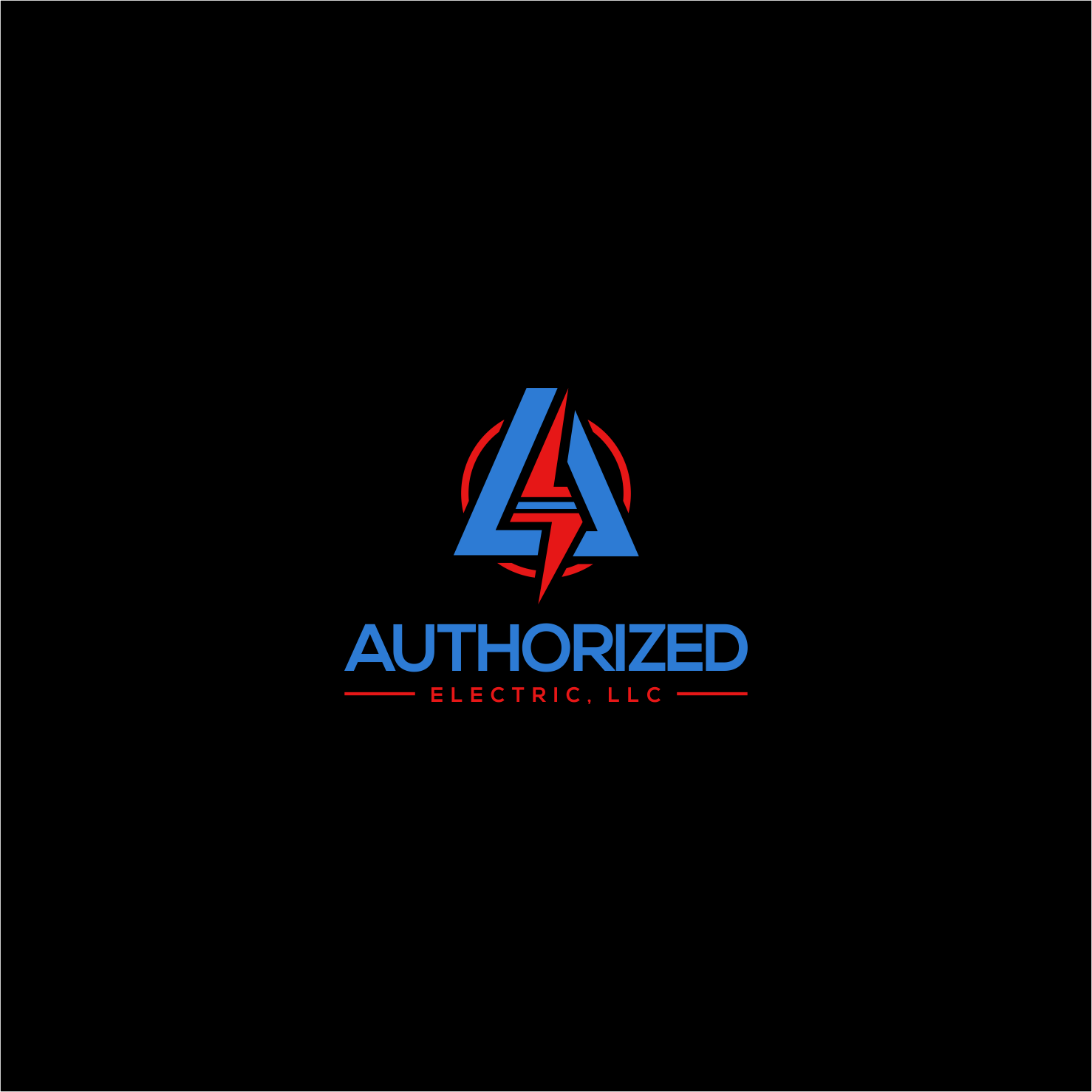 Bold, Modern, Electrician Logo Design for Authorized.