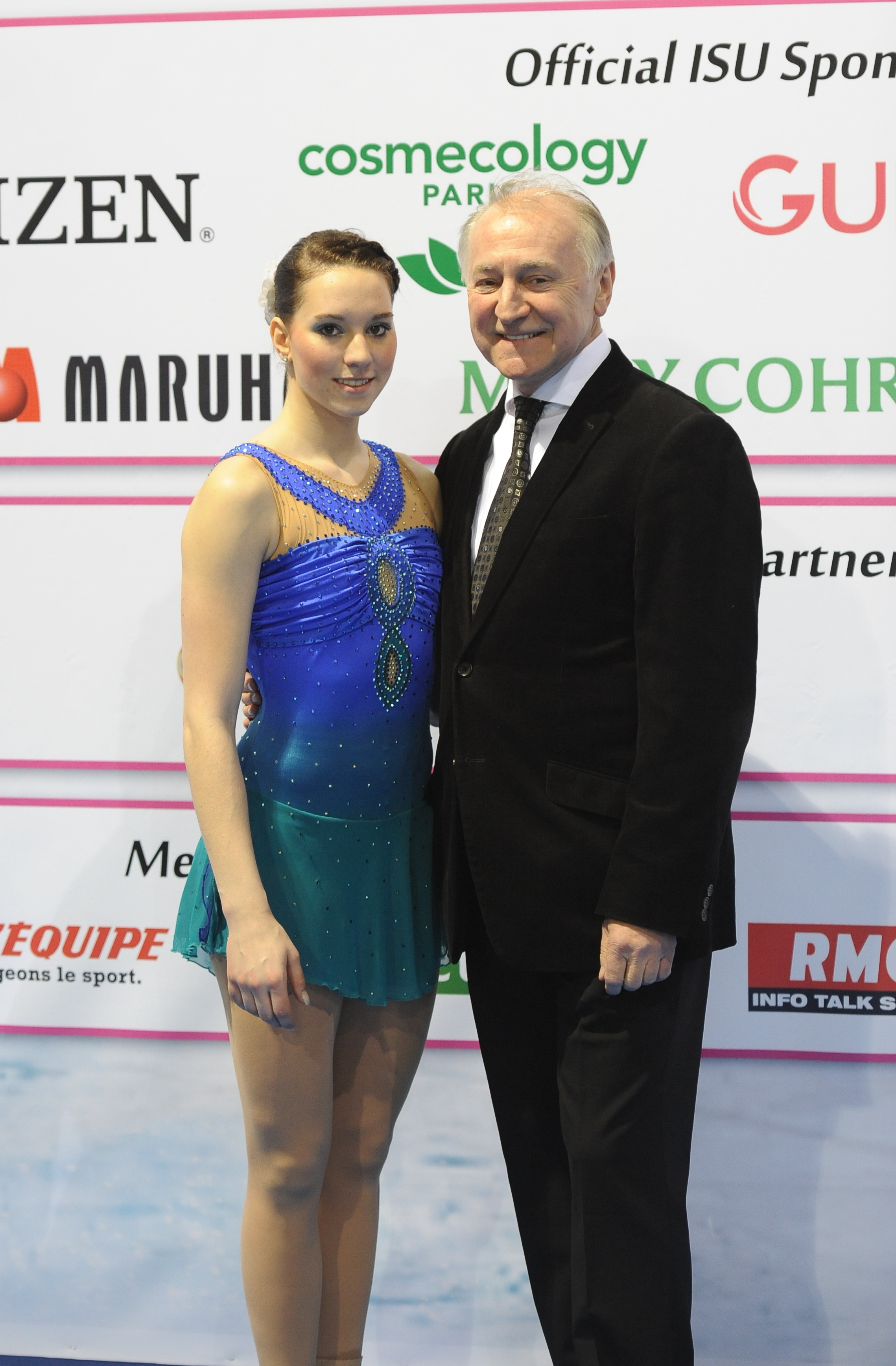 File:Peter Sczypa, German National Coach Ladies and Sarah Hecken.