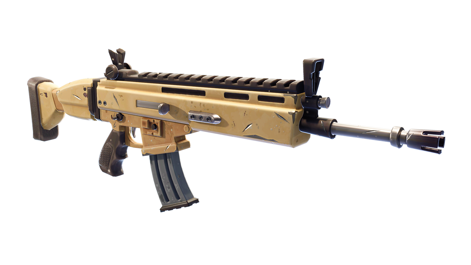 Download Free png fortnite scar png.