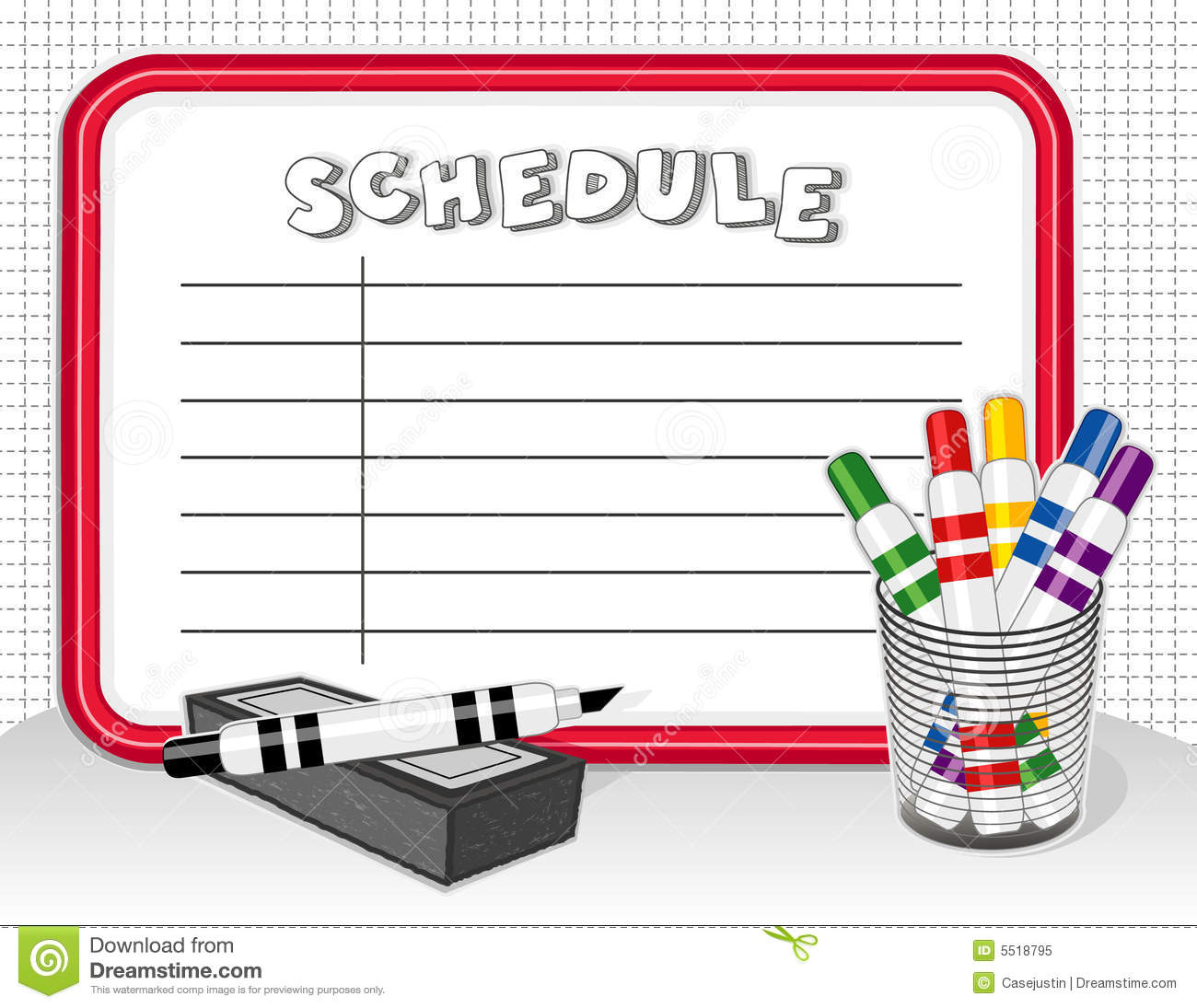 Schedule Clipart.