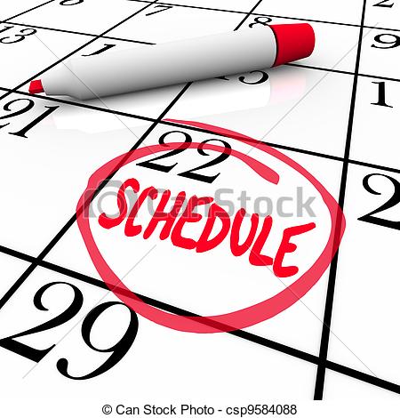 Schedule Clip Art Free.