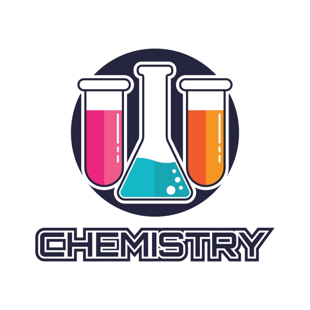 Chemical Logo For Science Or Research Vector Illustration.