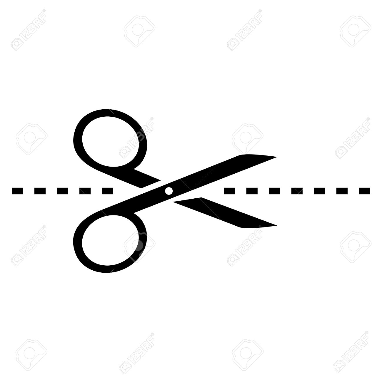 Vector scissors icon » Clipart Station.