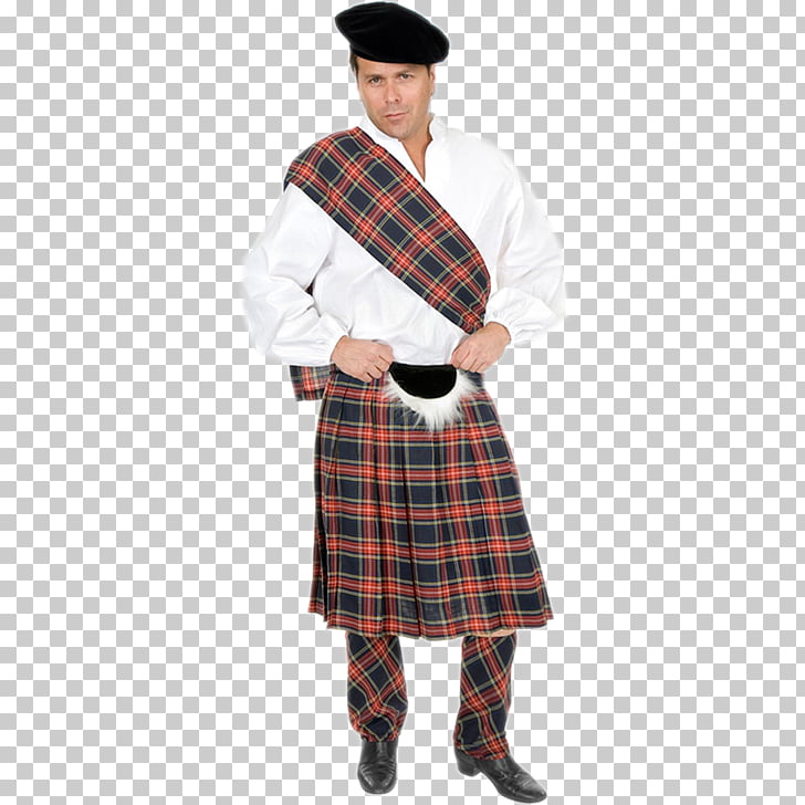 Kilt Scotland Costume Tartan Highland dress, dress PNG.