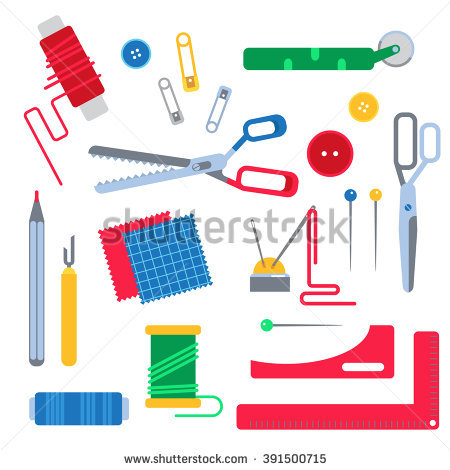 Sewing Tools Stock Images, Royalty.