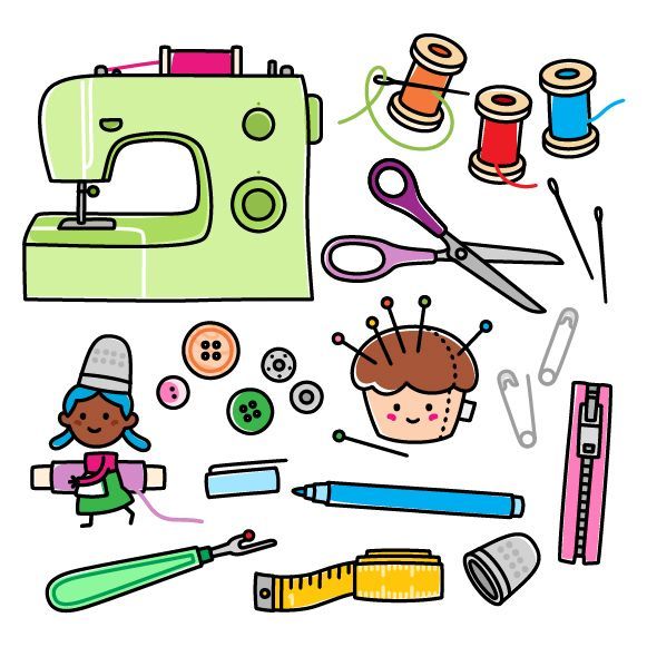 Sewing supplies clipart 2 » Clipart Portal.