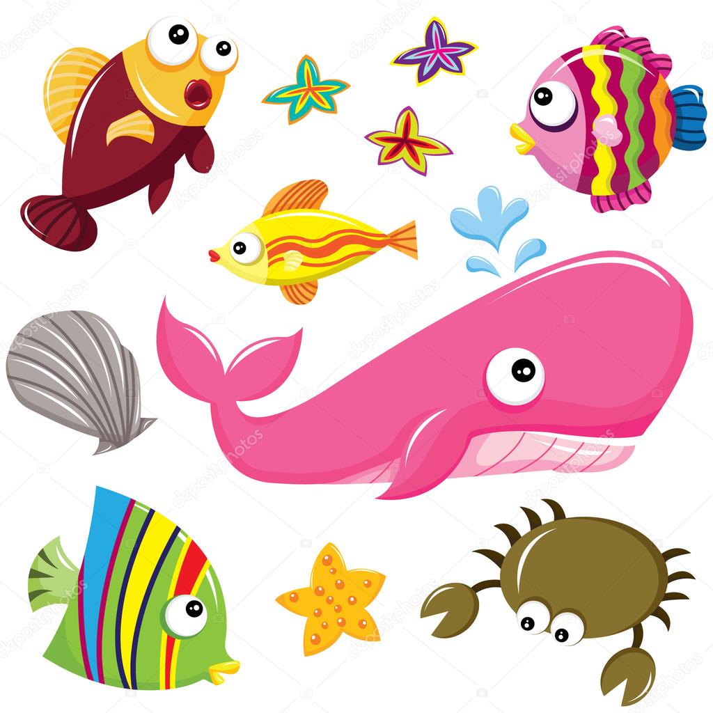 Sea Creature Clipart.