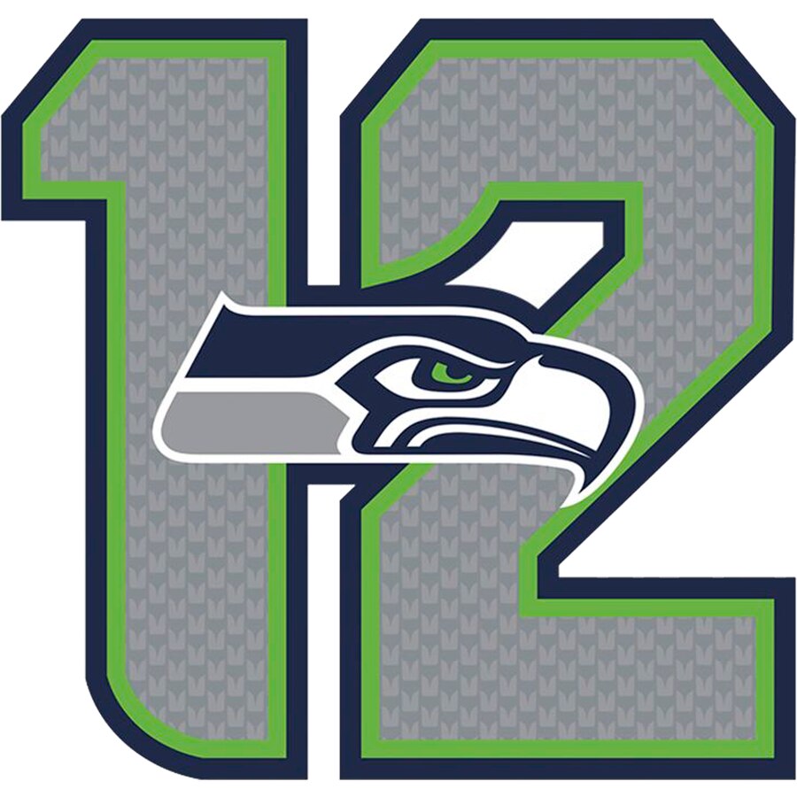 Fathead Seattle Seahawks 12s Giant Removable Decal.